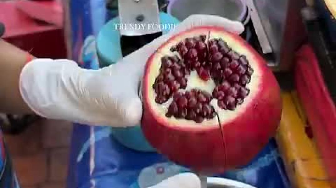 ⁣No-shuga pomegranate juice that you must drink when you go to Thailand!!!_High