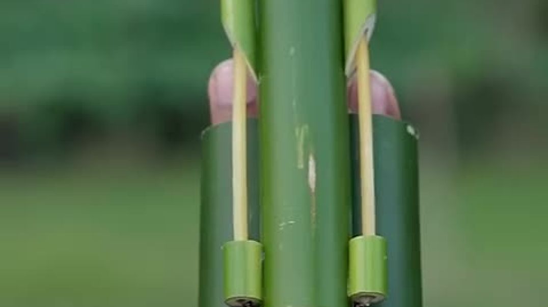 Bamboo Creations with Mini Bow @bamboo @bambooart @Diy @Slingshots_High