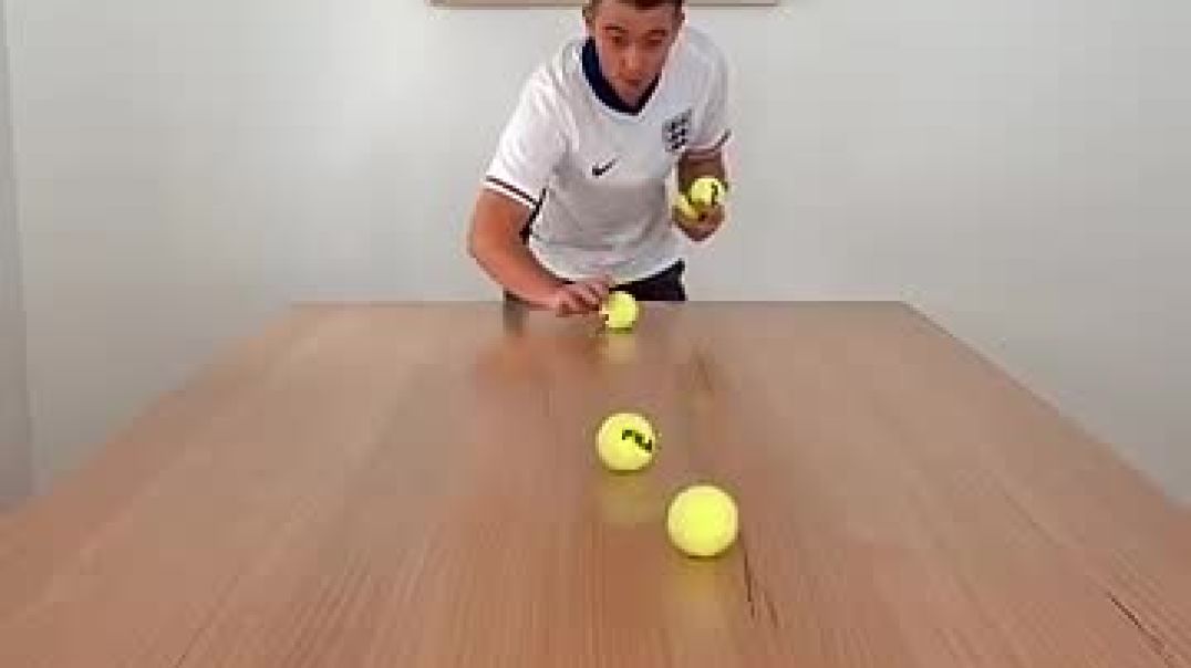 ⁣TENNIS MONEY BALL CHALLENGE! - @shorts