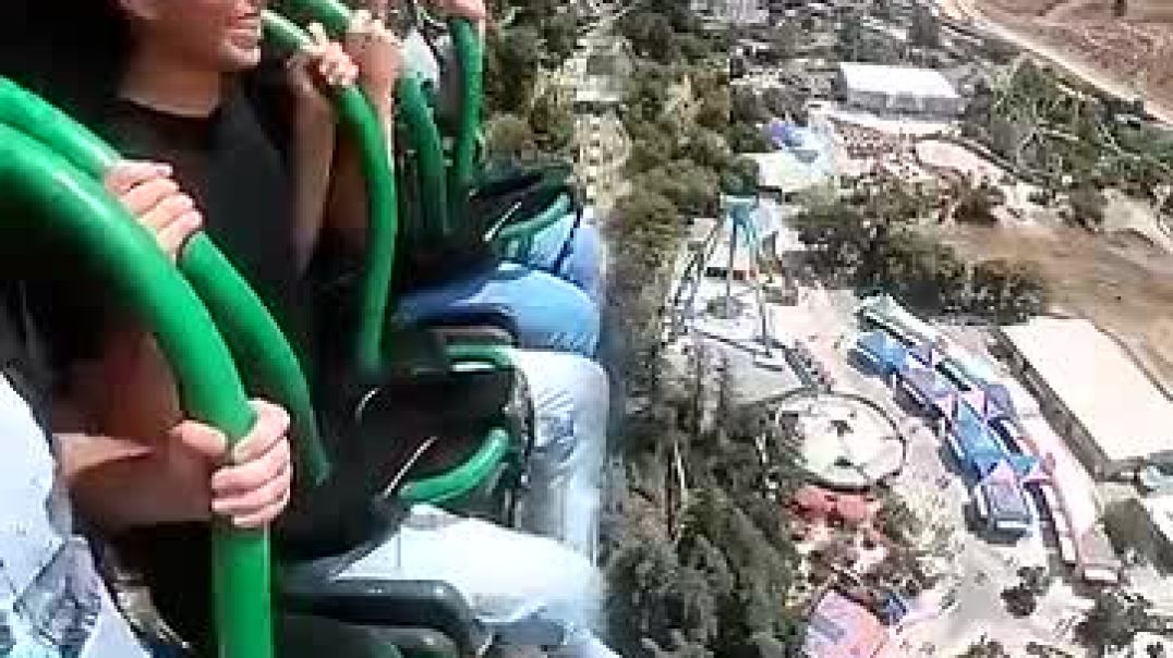 ⁣Last one ride was scary