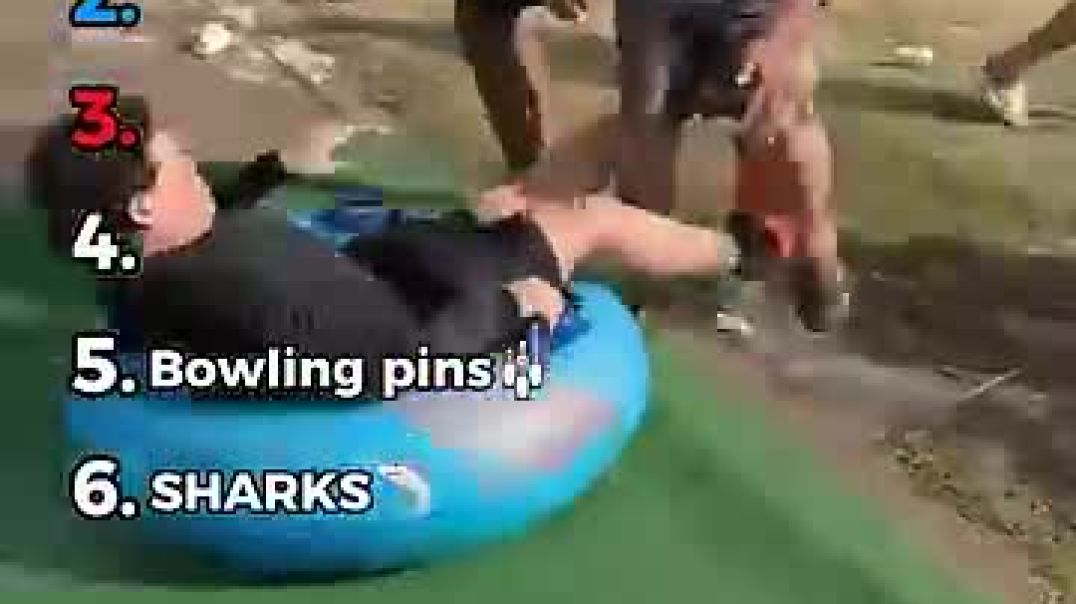 ⁣Ranking The Worst Water Slides EVER!🫨