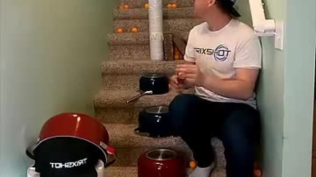 Pingpong trick shot