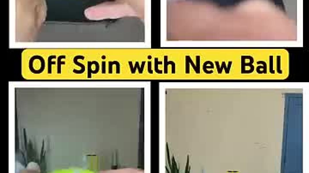 ⁣Spin variation tennis ball @cricket @trending @bowling