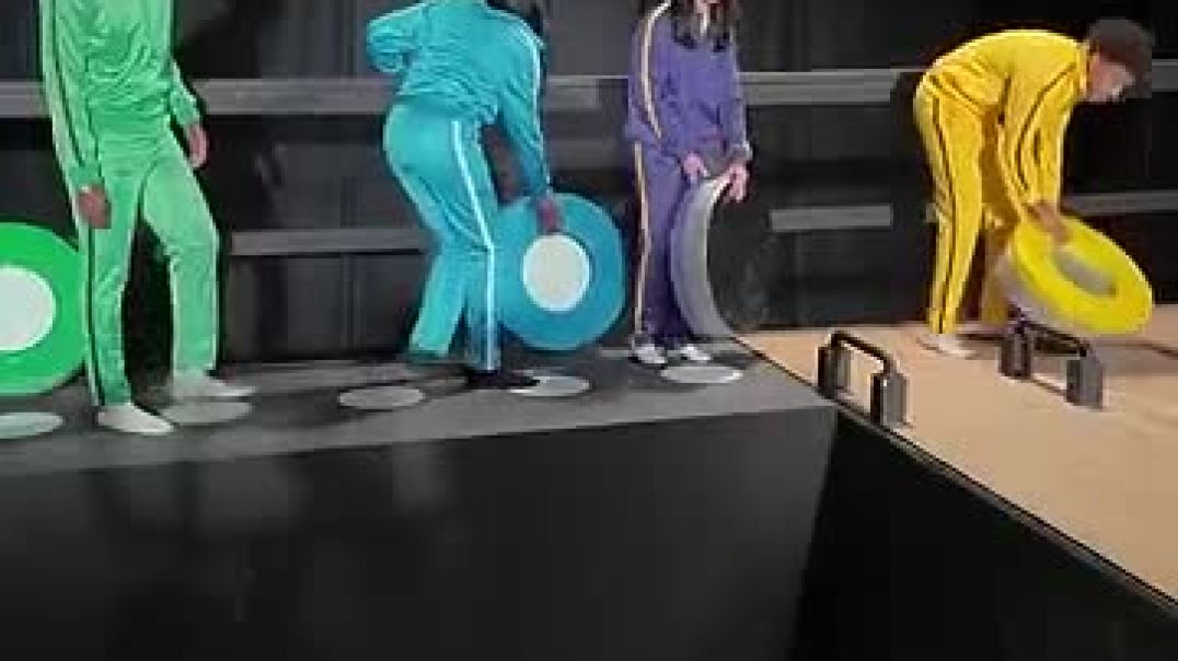 $10,000 Human Shuffleboard