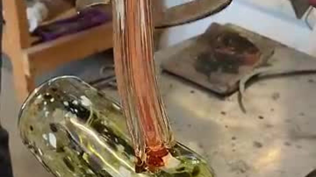 ⁣Crafting Cheers- The Art of Glassblowing Beer Mugs