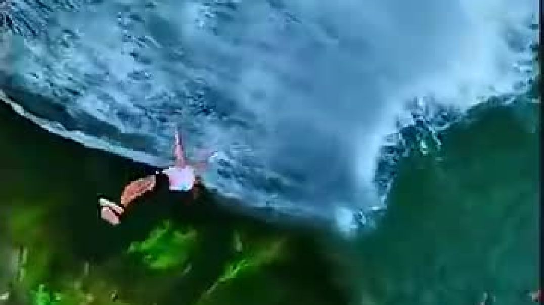 ⁣The Last Cliff Jump Was Truly Insane 💀
