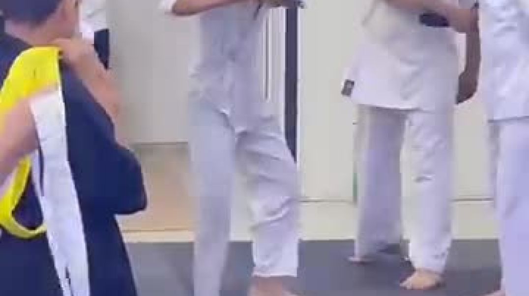 ⁣Martial arts ritual