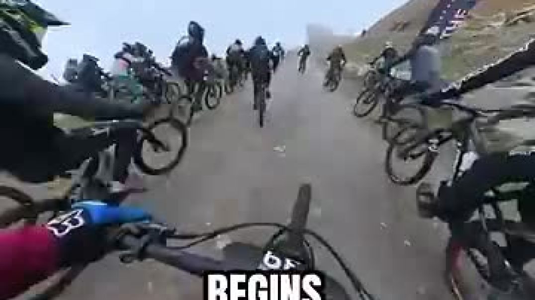 The Wildest Bike Race Ever! 🥶