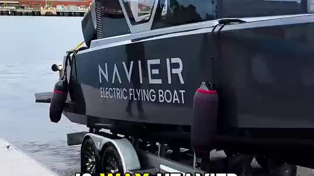 ⁣This boat is flying above the water_ @flyingboat @boat @technology @business_HD
